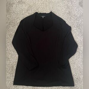 Black Premise 3/4 sleeve Blouse size Medium